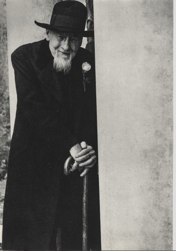 Portrait of Modernist mystic architect, Jože Plečnik, responsible for a great deal of architecture in Slovenia.