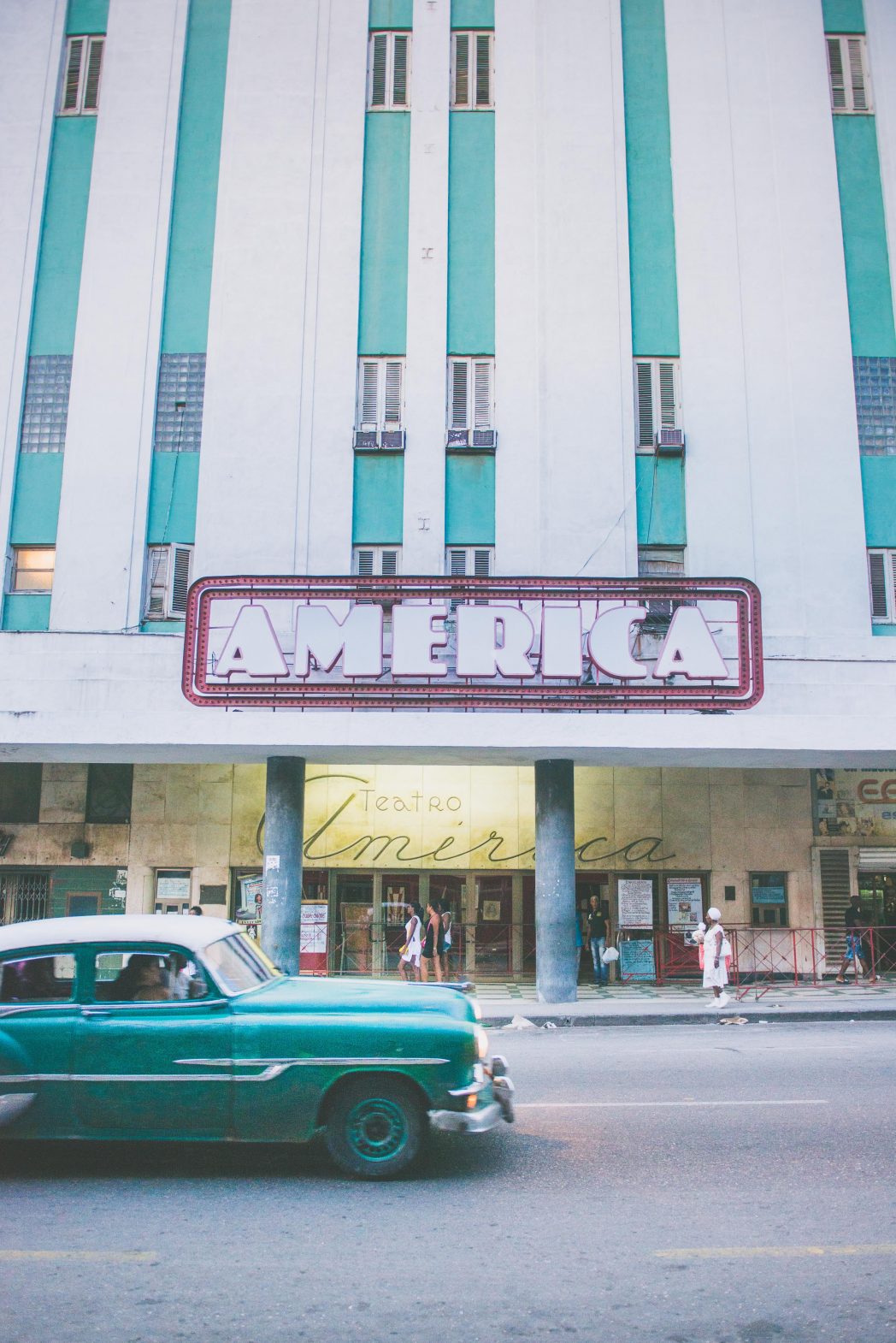 Teatro America in Havana, Cuba.