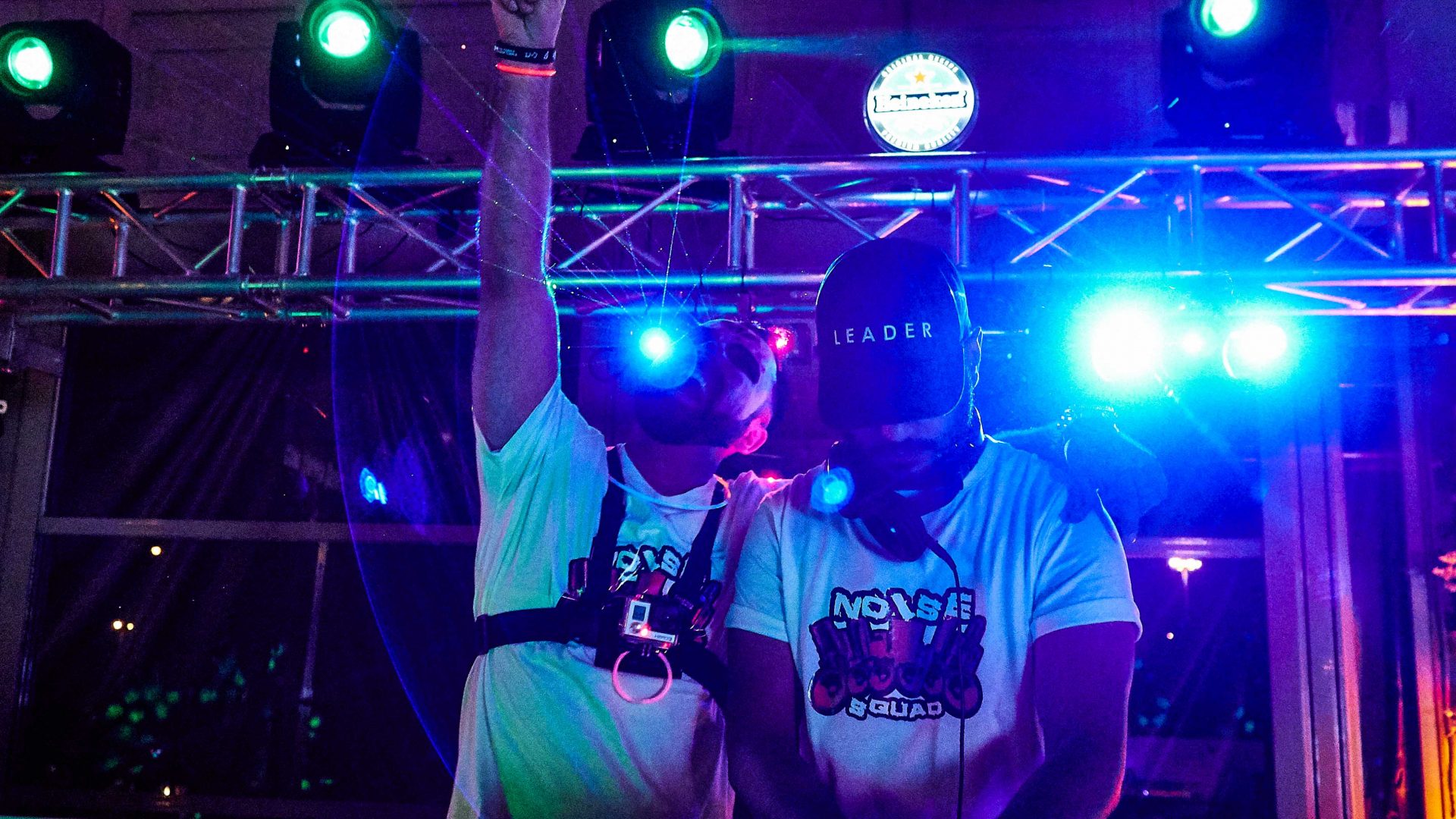 DJs at a club in Erbil, Iraq.