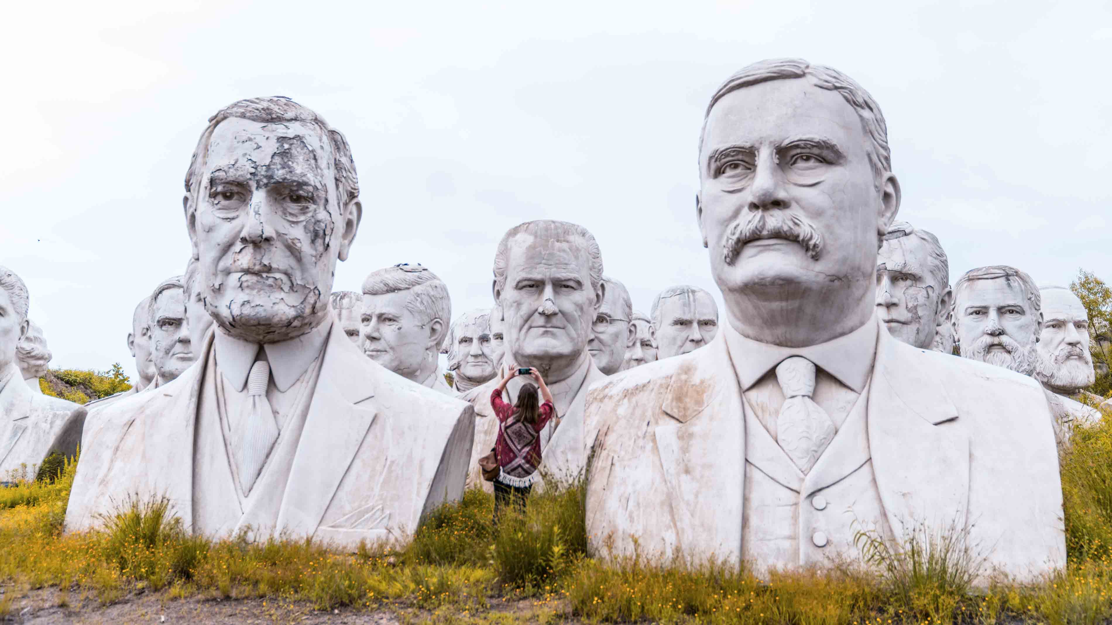 How 43 president heads ended up abandoned on a Virginia farm