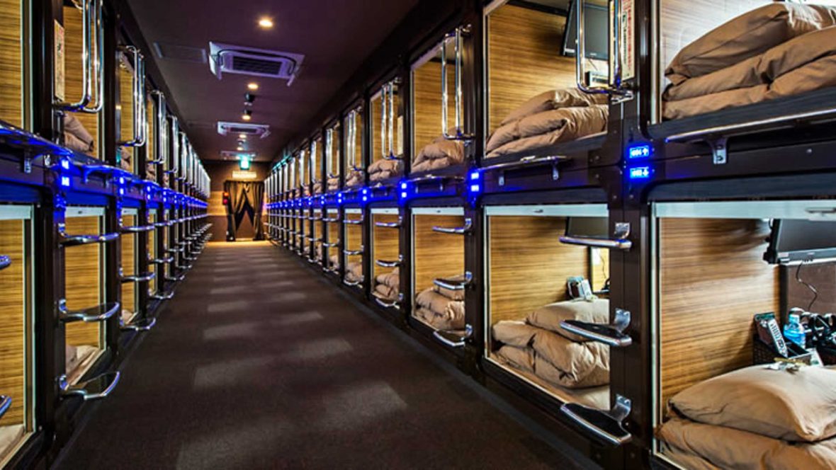 tokyo capsule hotel shibuya