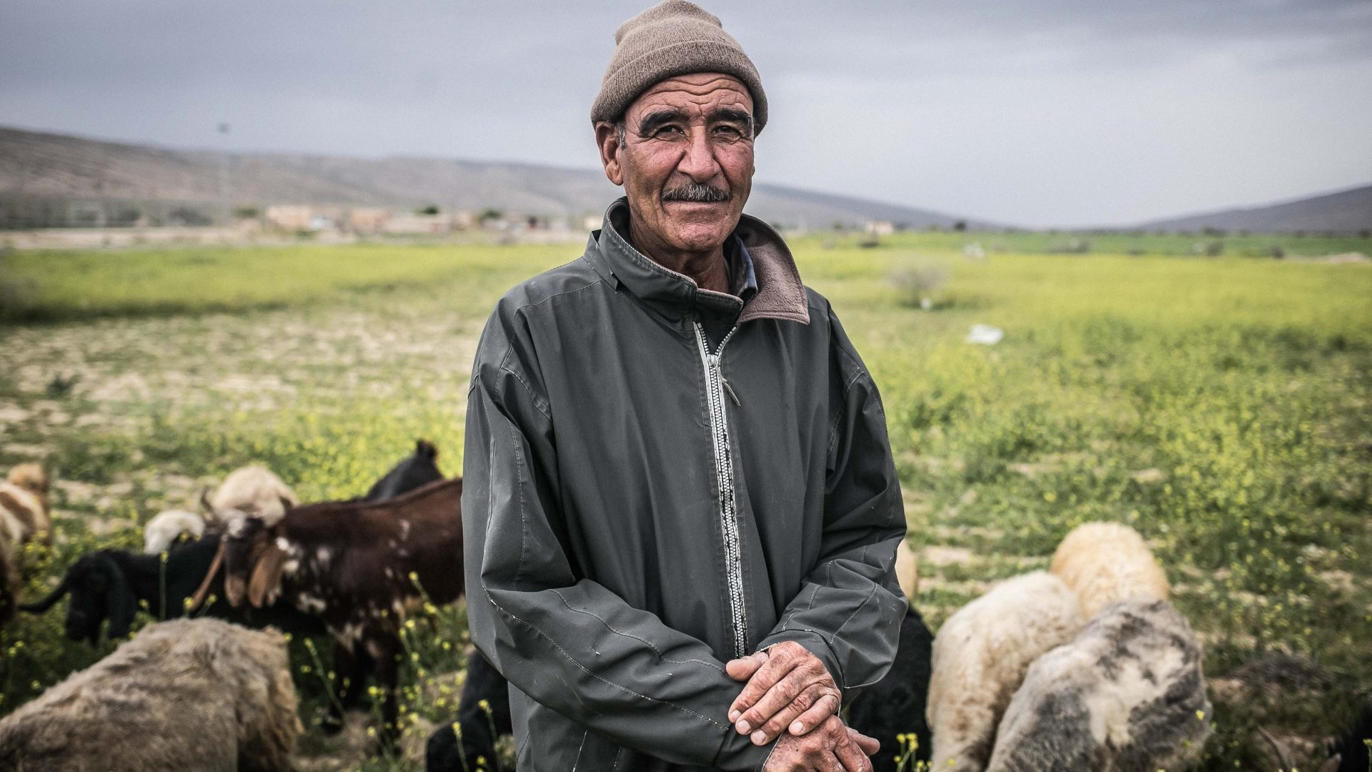A shepherd from the village of Bozpar, Dashtestan county, Busher province.