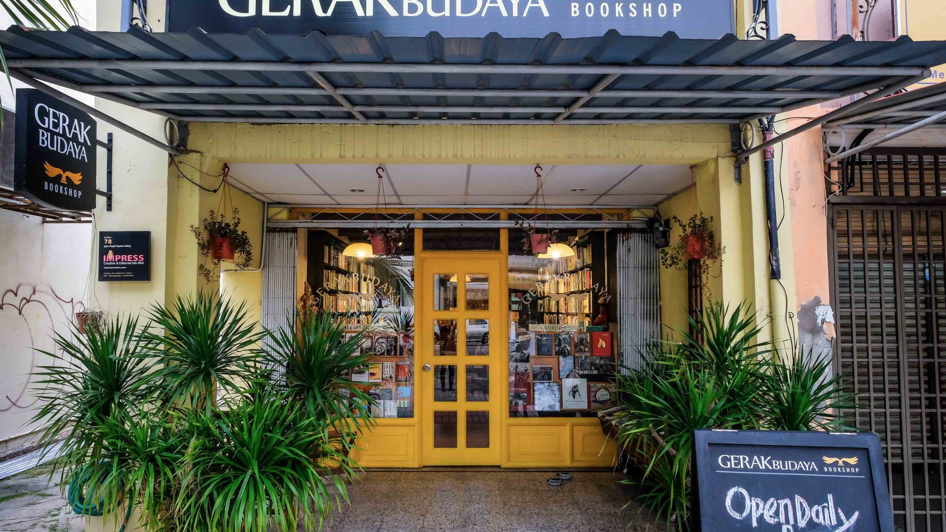 Gerakbudaya Bookshop is a meeting point, where writers, artists, musicians and other George Town creatives converge.