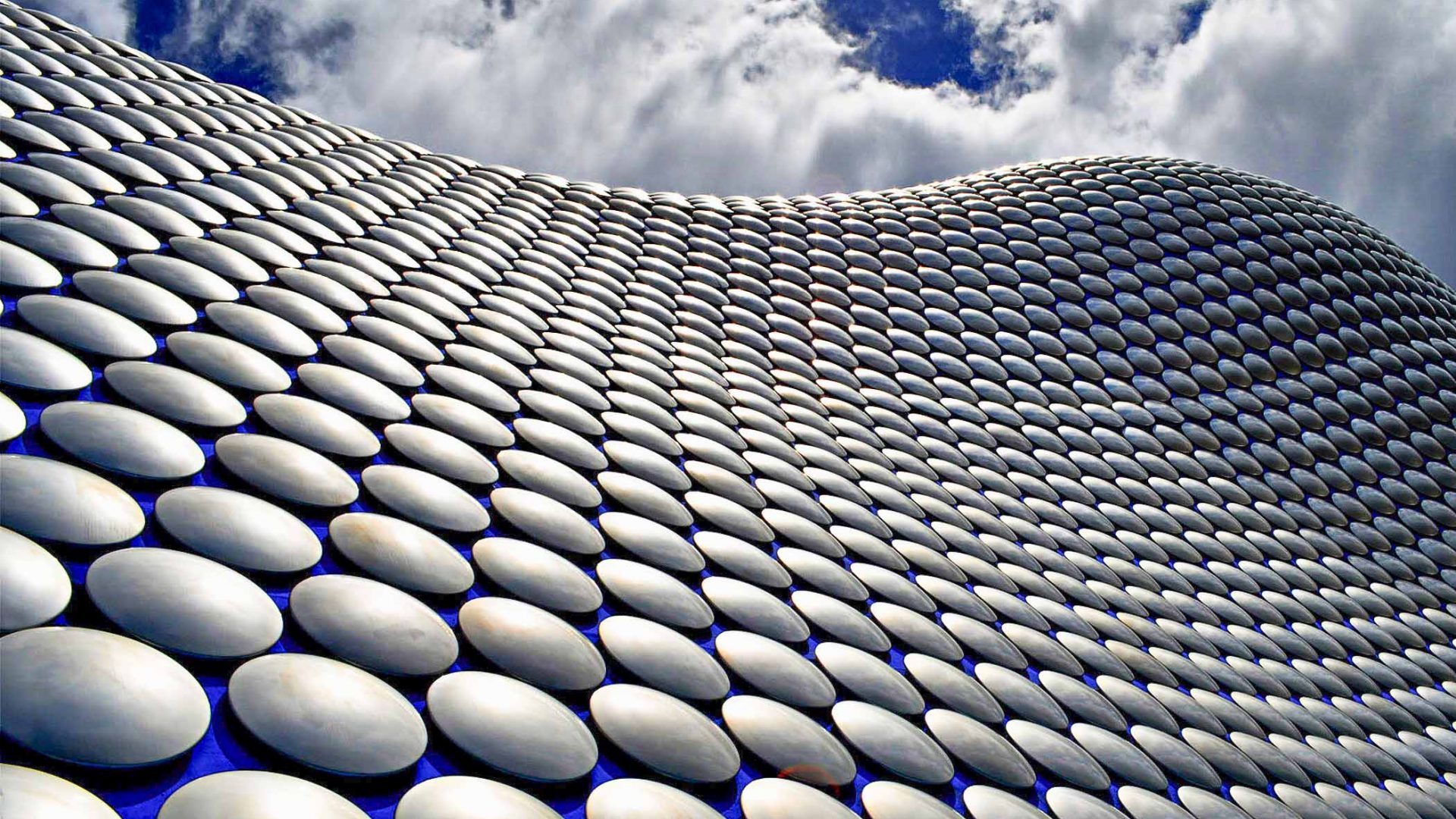 The stunning Bull Ring and Grand Central shopping mall in Birmingham, UK.