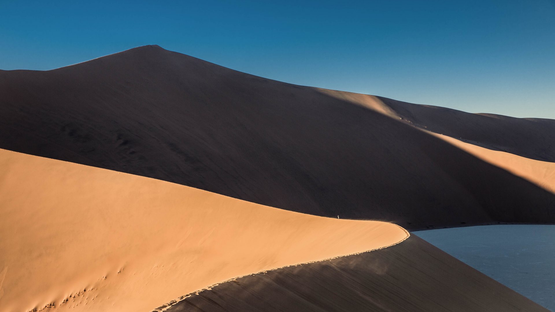 Namibia's Namib Desert, home of the world-famous sand dunes.