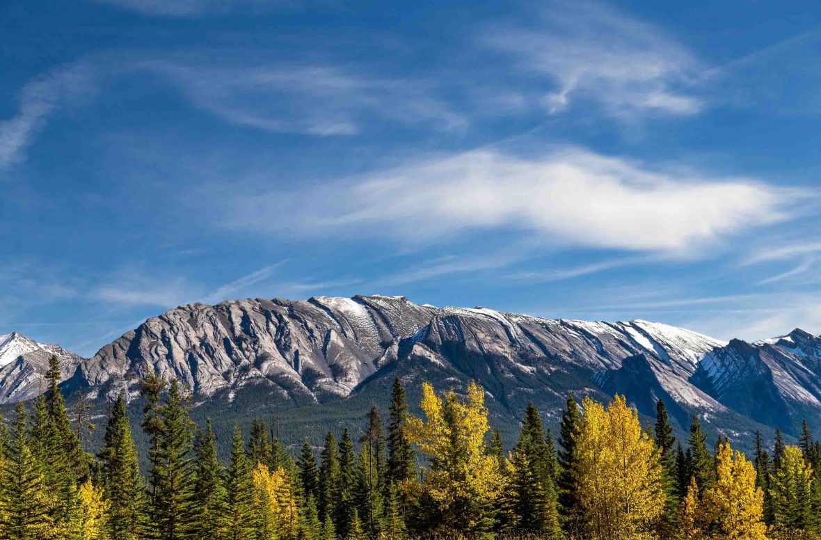 The awe-inspiring Canadian Rockies.