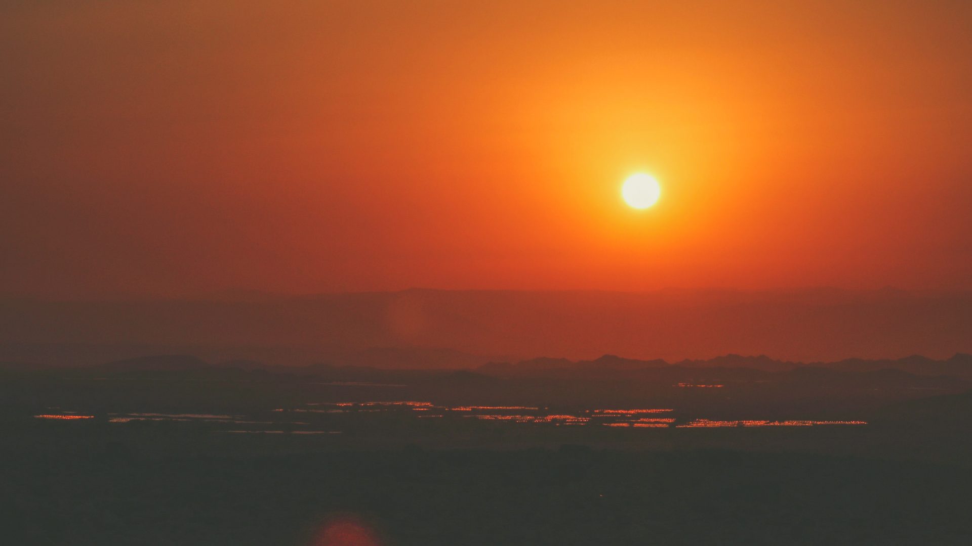 A spectacular Feynan sunset.