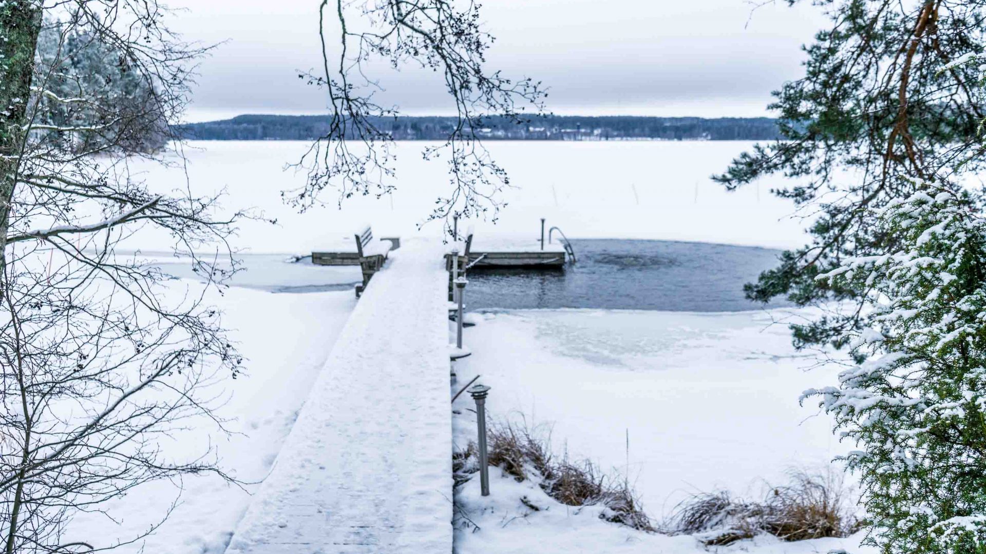 Ice swimming in one of Finland's lake is an invigorating activity for many Finns.
