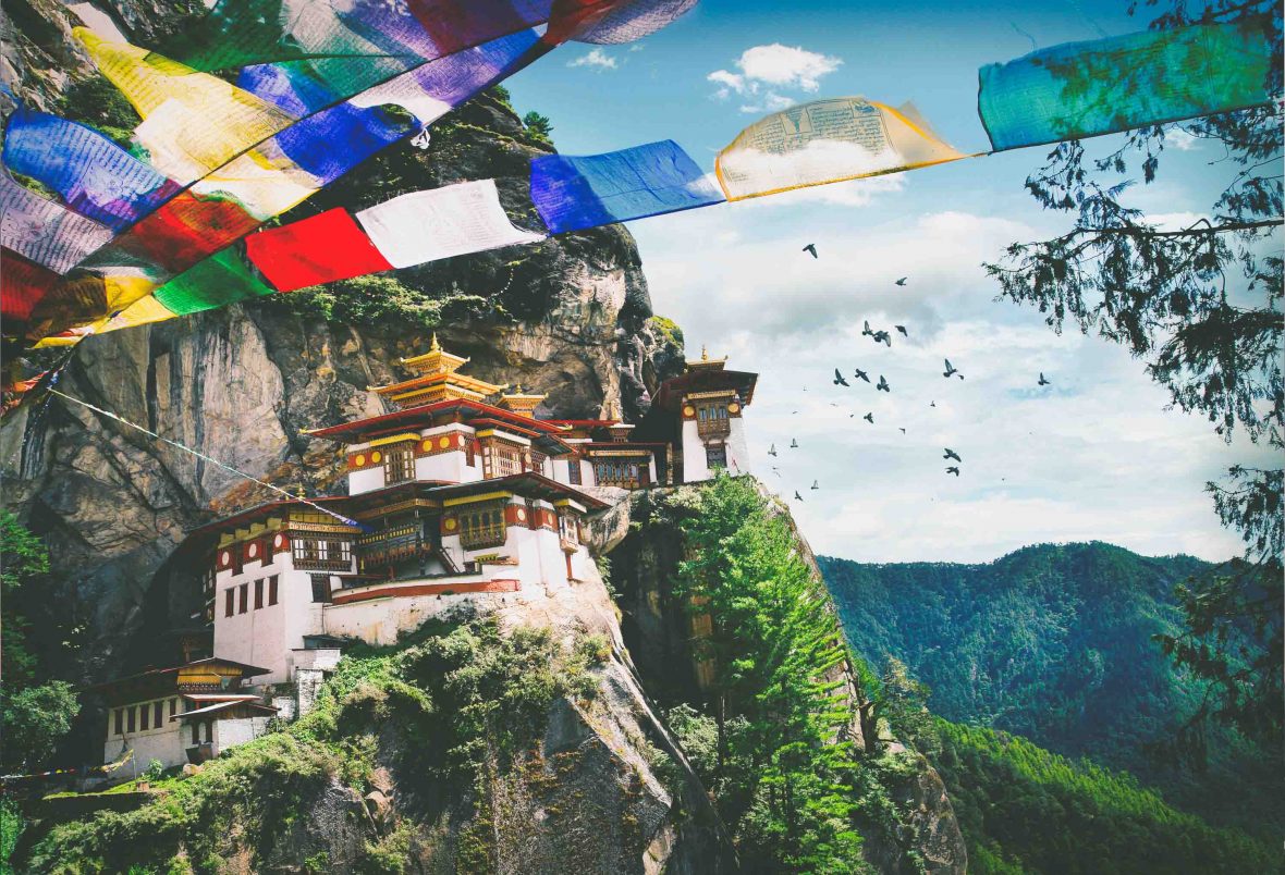 Tiger's Nest Monastery in Bhutan.