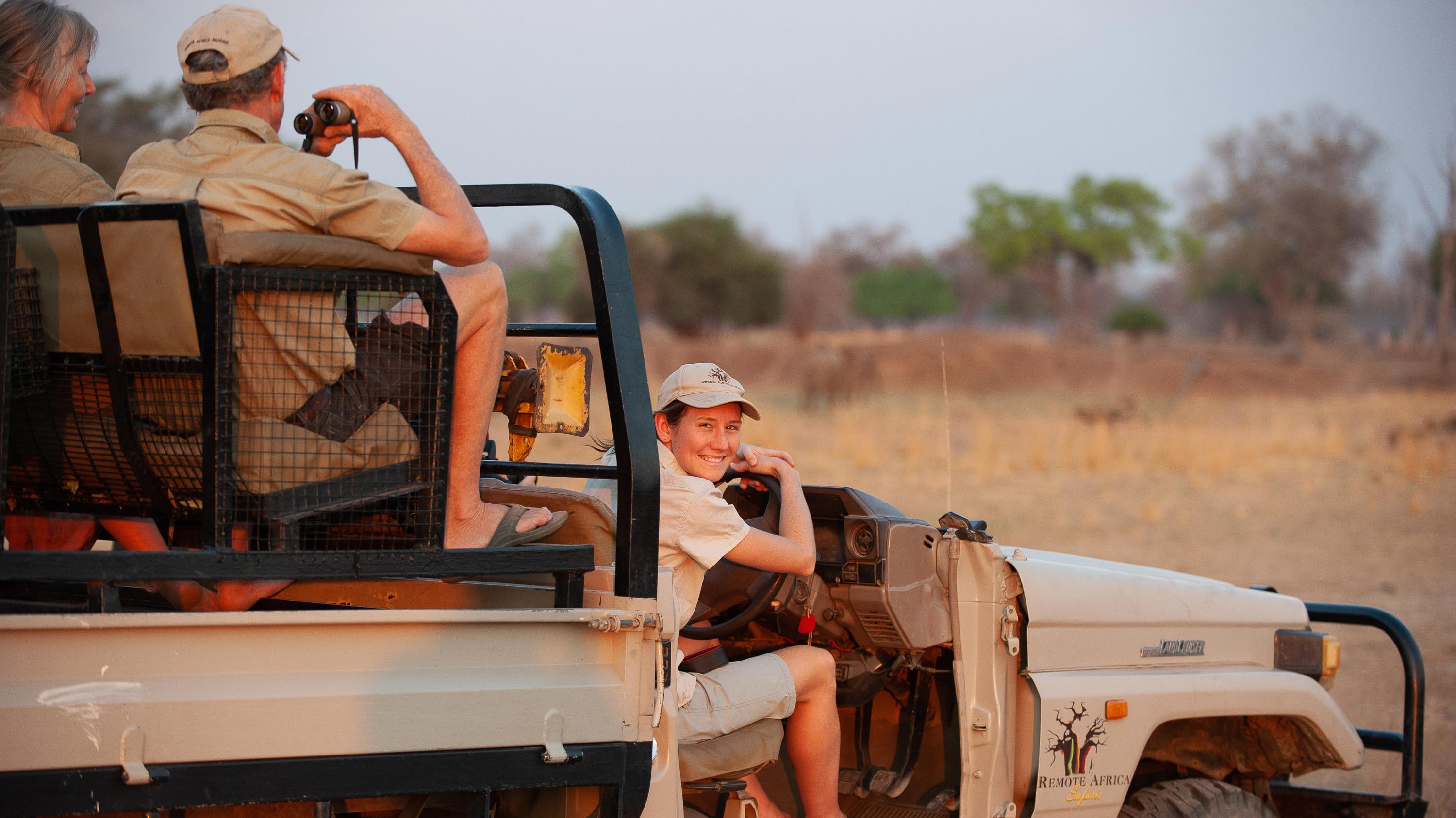 female safari guide
