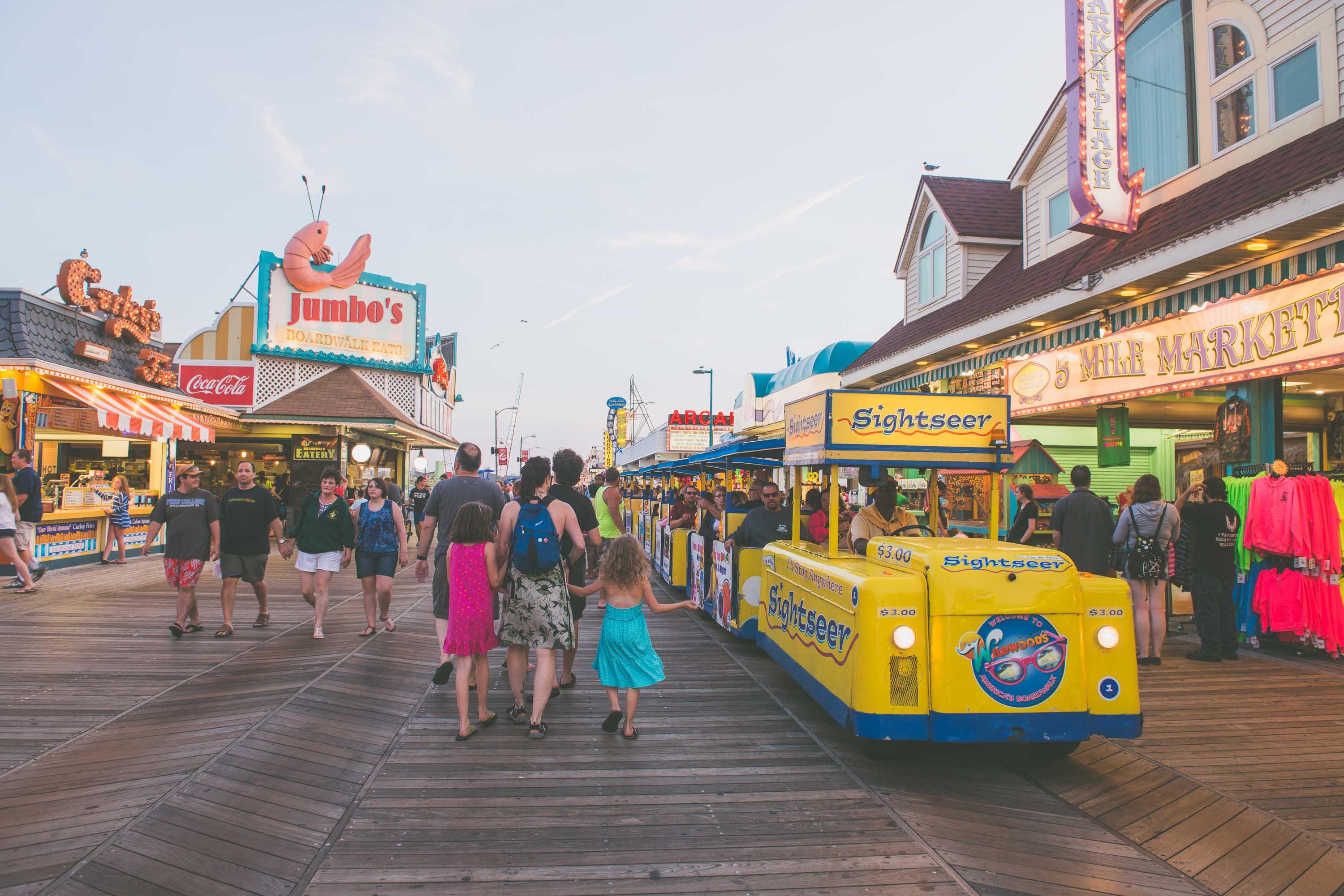 Photos of Wildwood, a New Jersey icon dressed in neon | Adventure.com