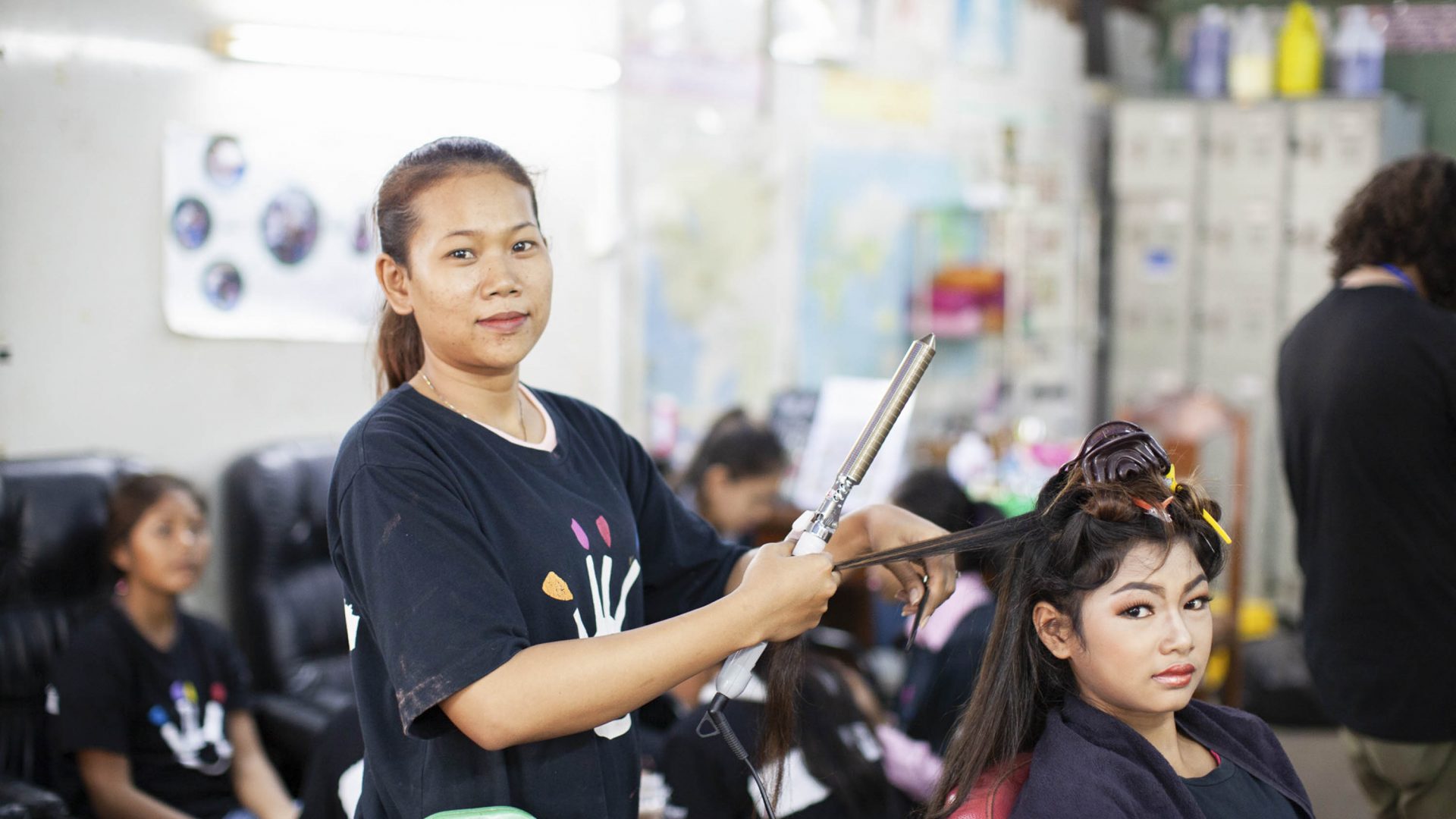 Friends-International is helping to improve the lives of street-living and working children through vocational training, including in beauty.