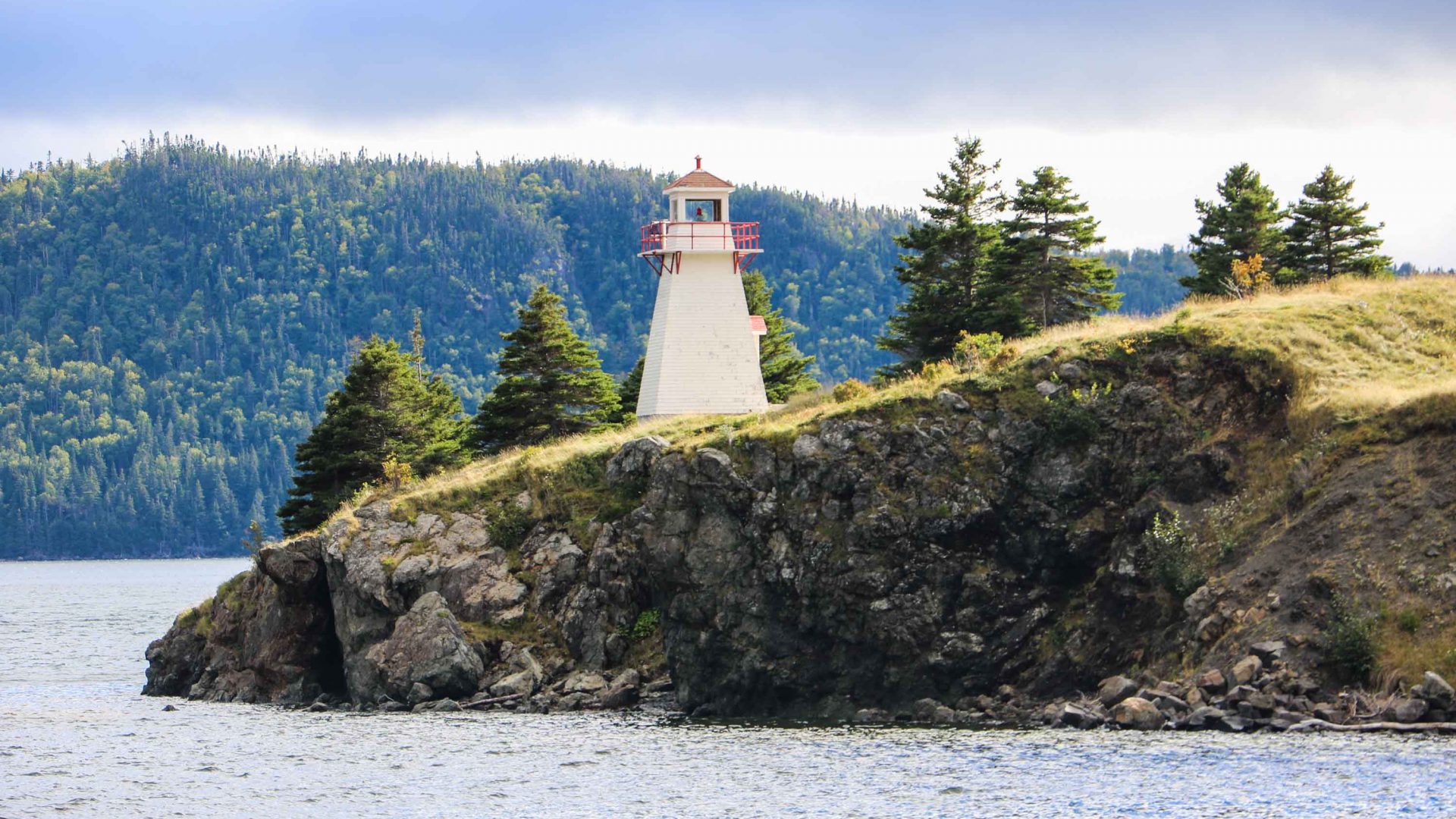A lighthouse in picturesque, far-flung Newfoundland.