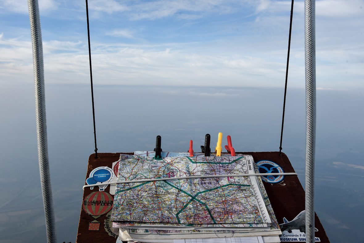Konyukhov's view for the duration of his 268-hour and 20-minute round-the-world balloon expedition.