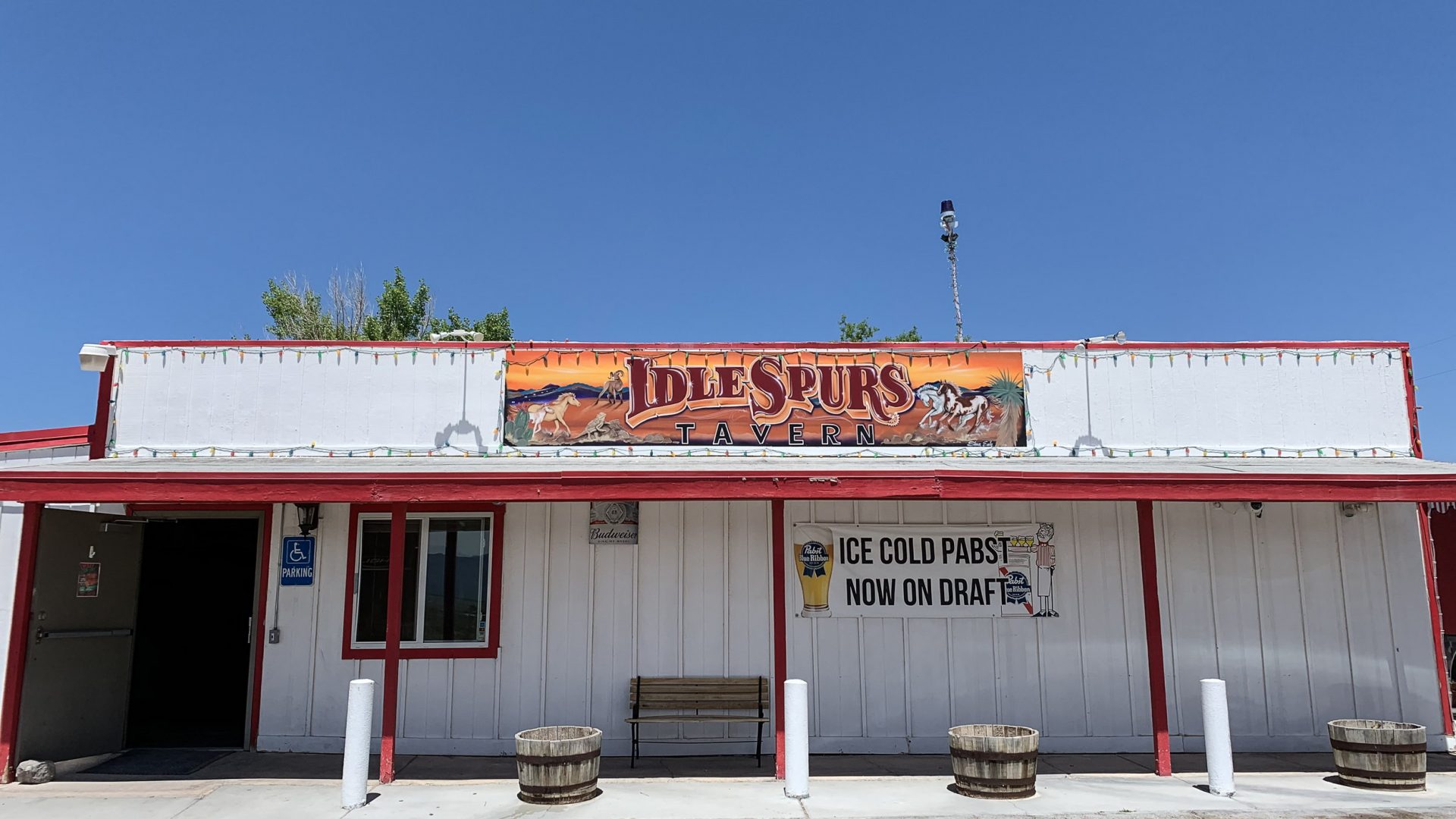 The Idle Spurs Tavern in Sandy Valley, Nevada.