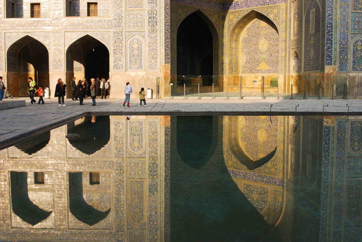 Isfahan Imam Mosque in Isfahan, Iran.