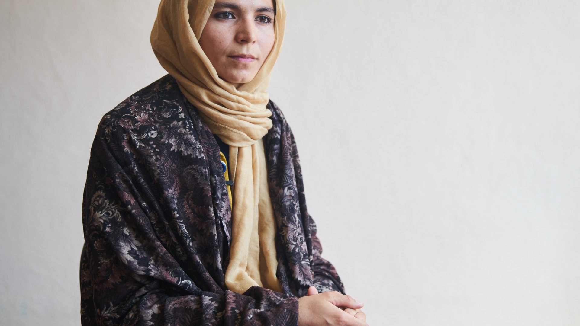 A local Afghan woman.