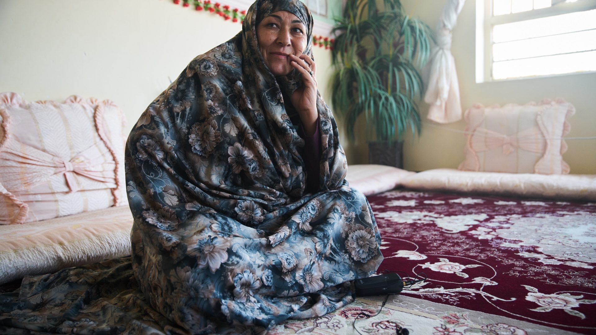 A local Afghan woman.