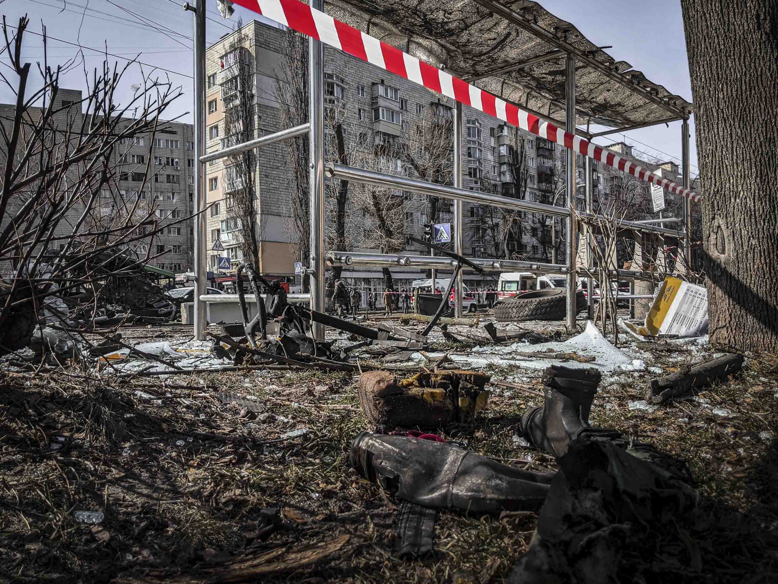 Фото киева после бомбежки 2022