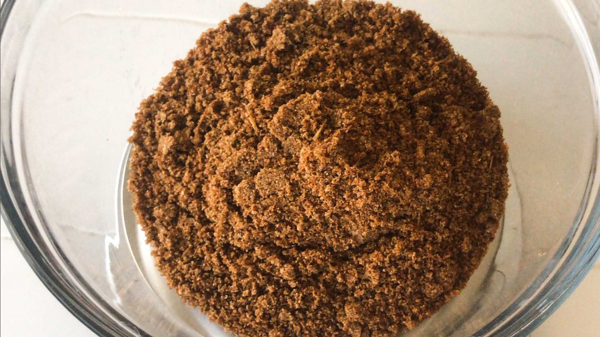 Mealworm powder made from ground mealworms.