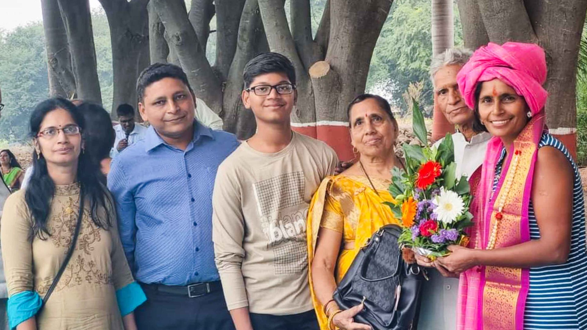 Preeti and her family.
