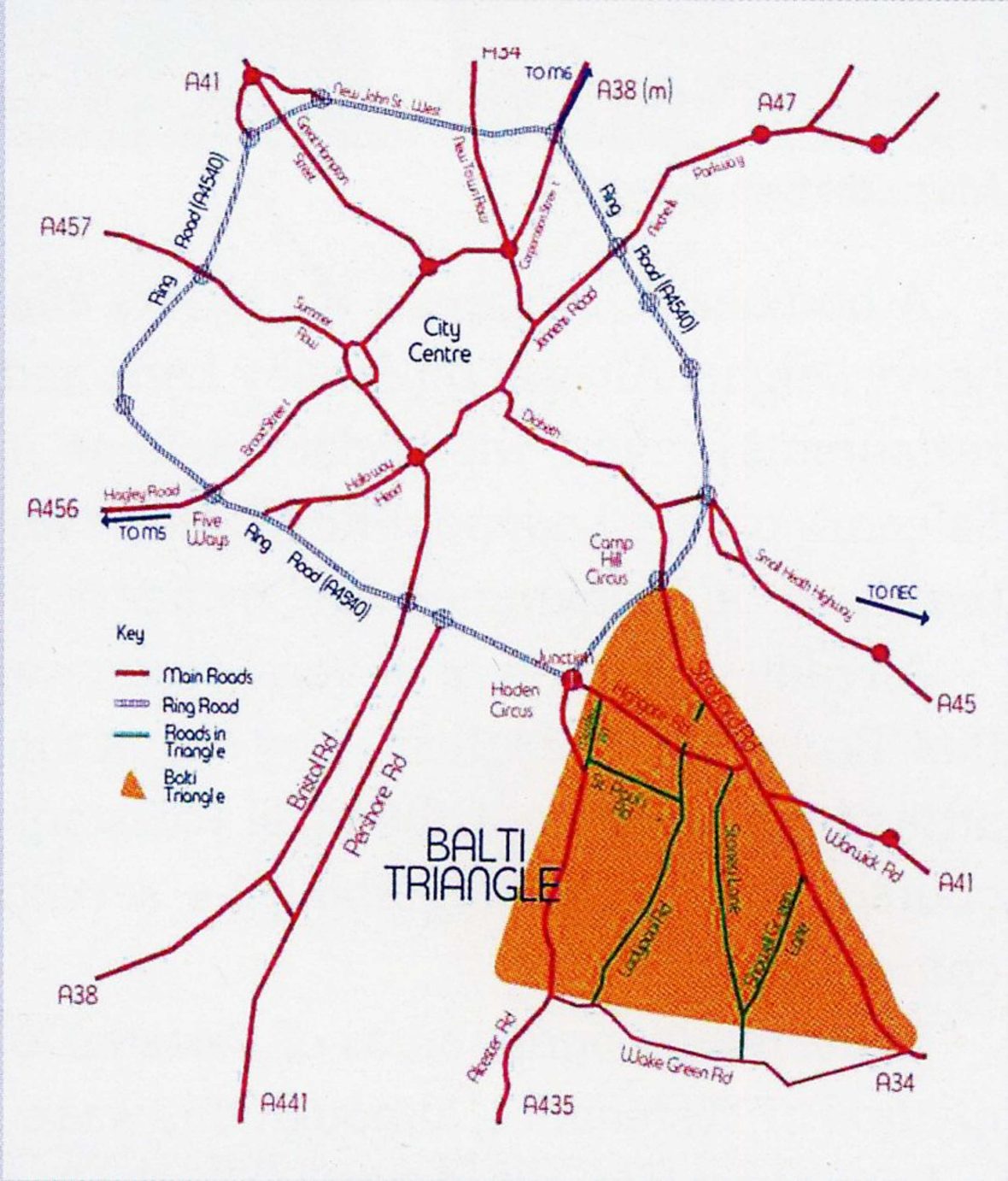 A Balti Triangle map.