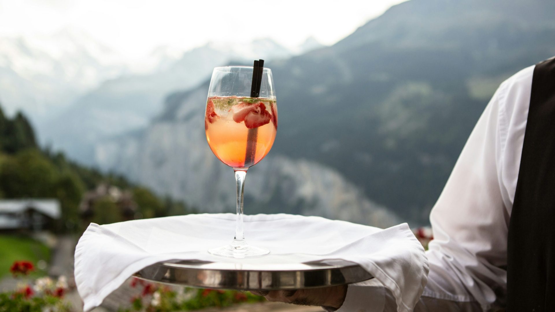 spritz in the swiss mountains
