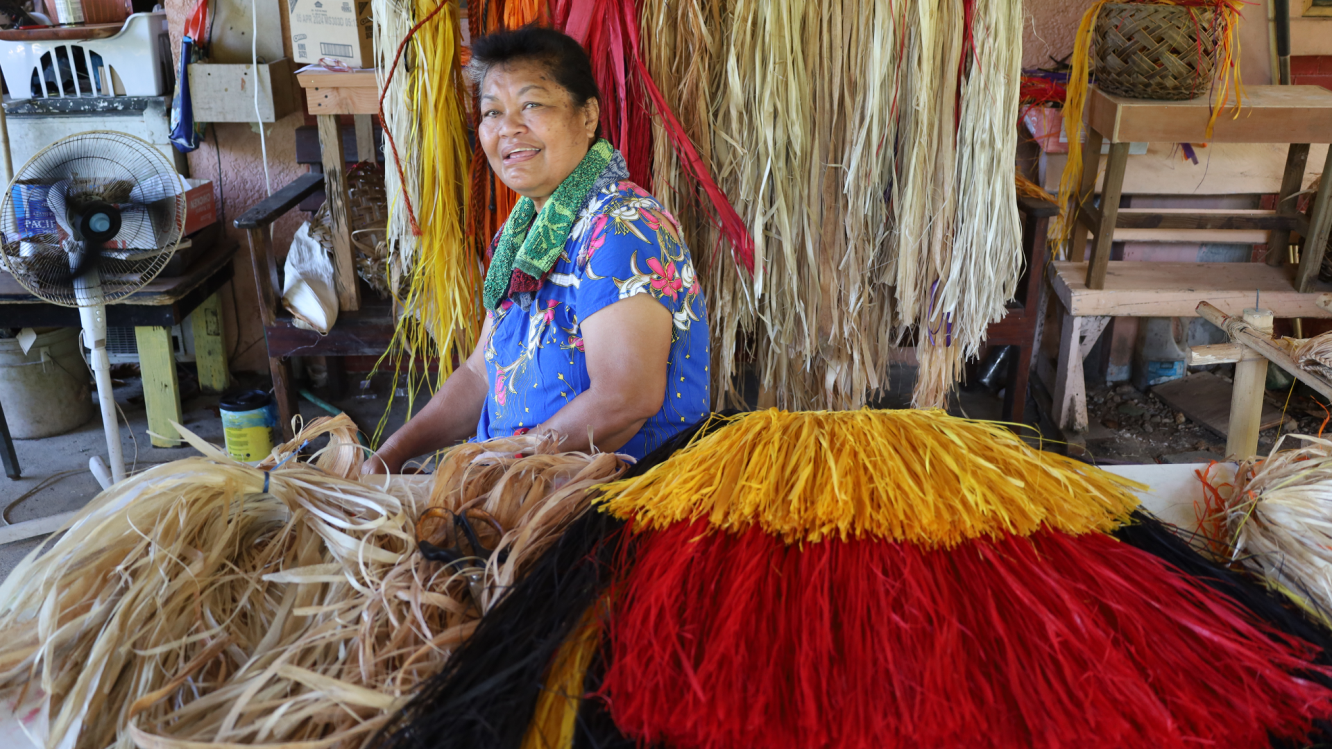 Traditional weaving Palau