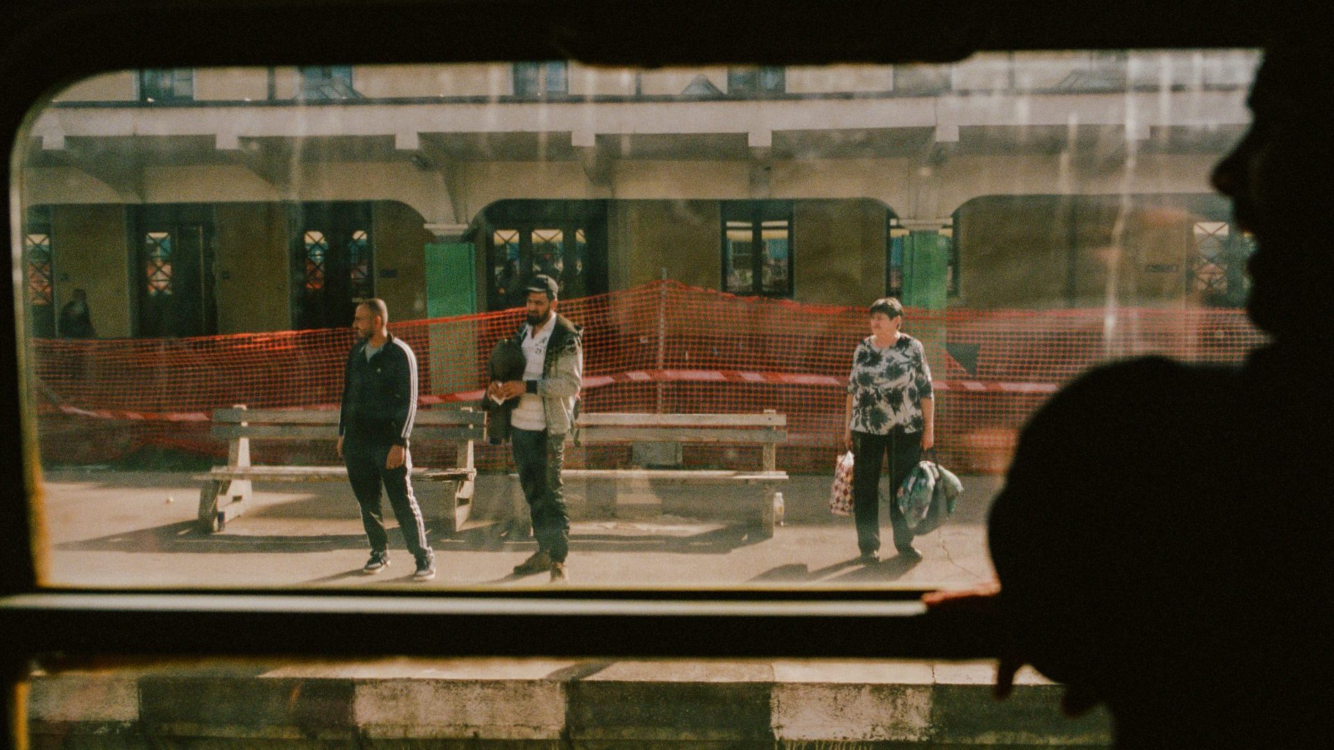 Passengers await the train at Sofia station.