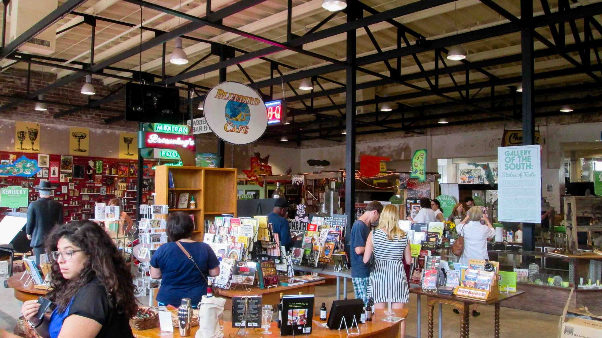 The interior of the Southern Food and Beverage Museum.