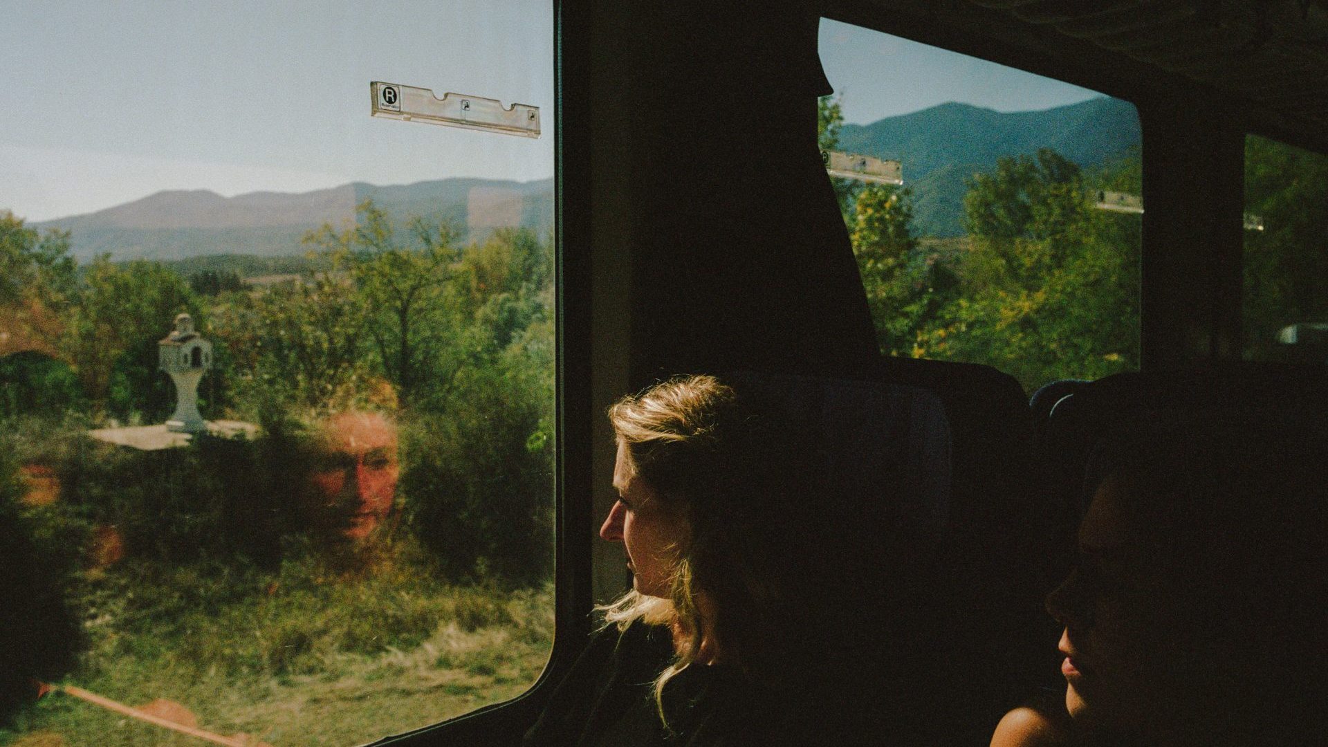 Writer Belinda Jackson observes the passing landscapes on a train from Sofia to Plovdiv, Bulgaria,