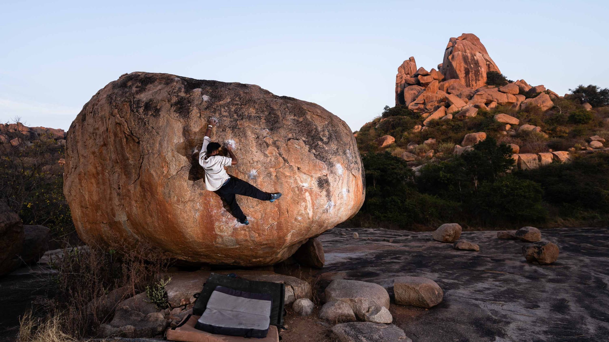 In India’s UNESCO town of Hampi, you can climb boulders amid 14th-century ruins