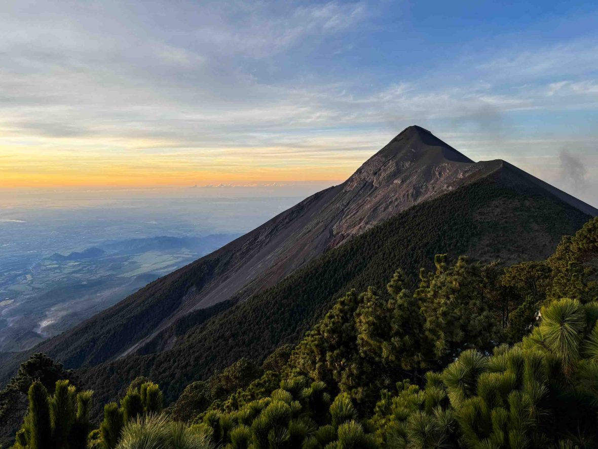 Views down over Fuego and the valley below.