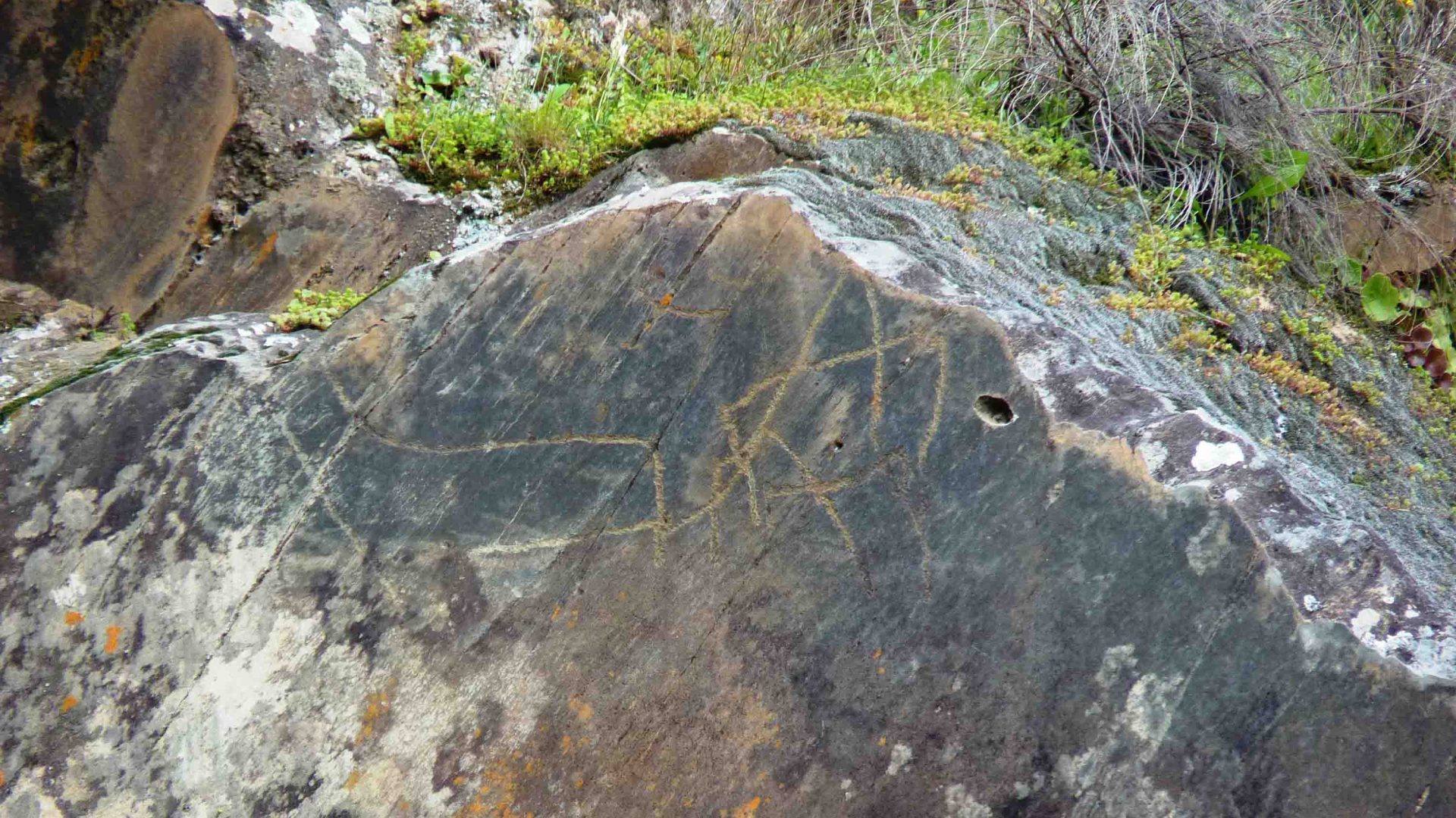 Rock art.