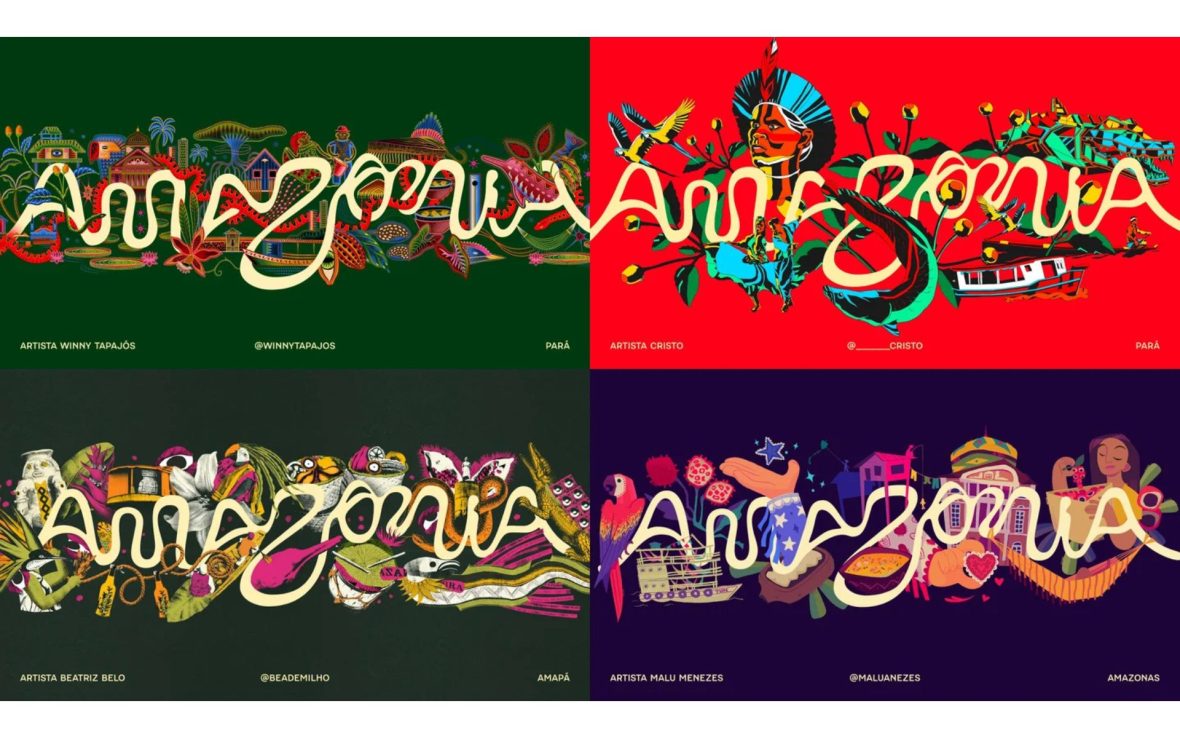 You can now write with a typeface that was designed by humans and shaped by the Amazon River