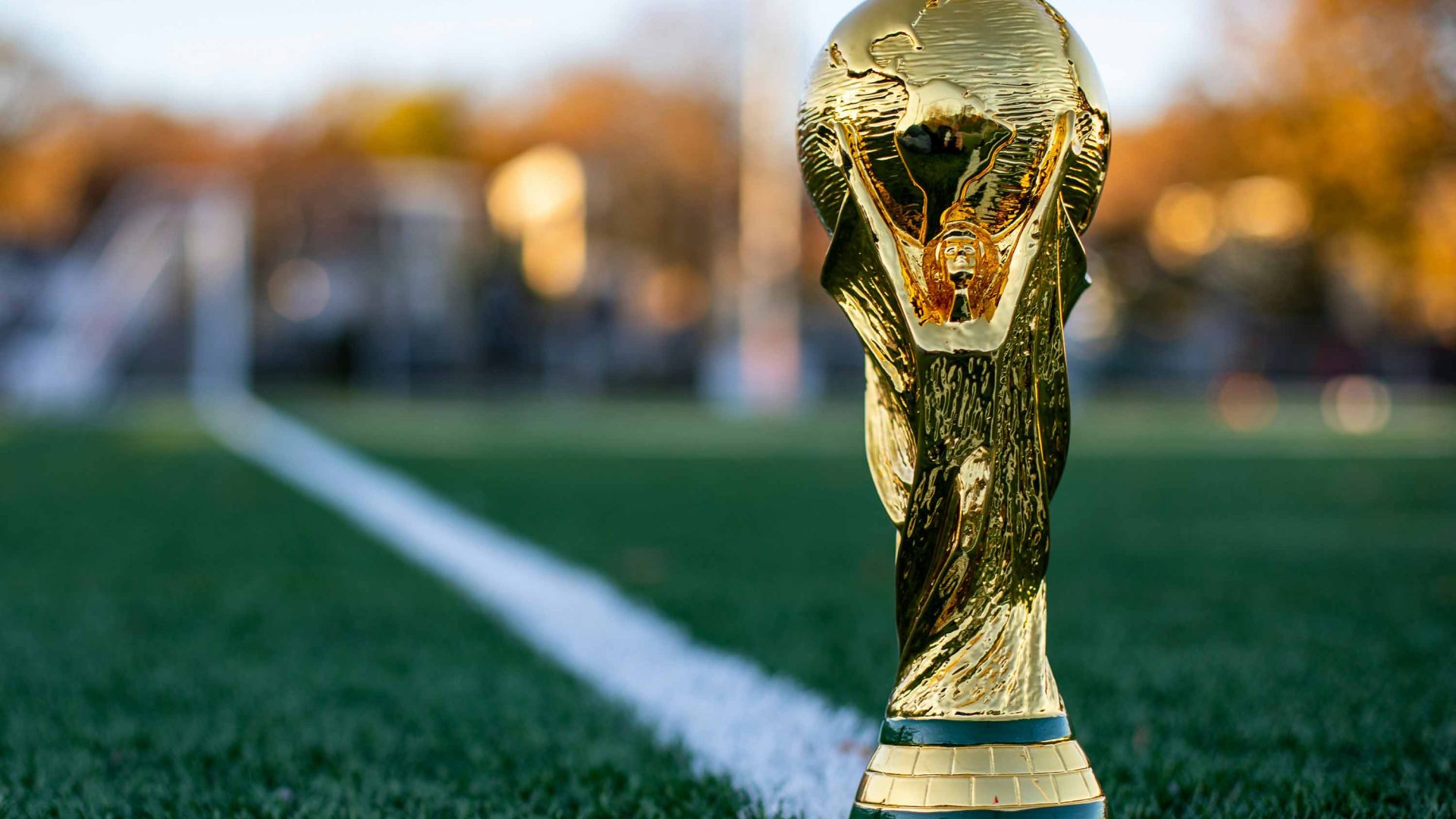 A FIFA World Cup trophy.