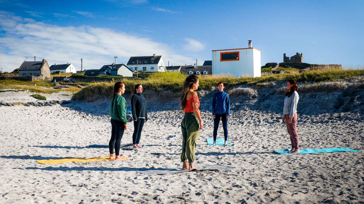 On a yoga mat, this Irish writer rediscovers the language of her motherland