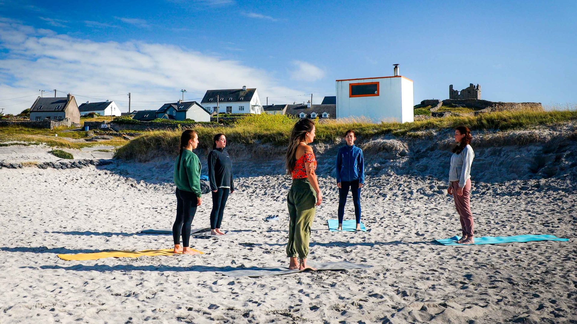 On a yoga mat, this Irish writer rediscovers the language of her motherland